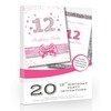 Olivia Samuel 20 x 12th Birthday Party Invitations from Pink