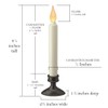 Xodus Innovations FPC1205A-2 Battery Operated LED Window Candle, Dusk to