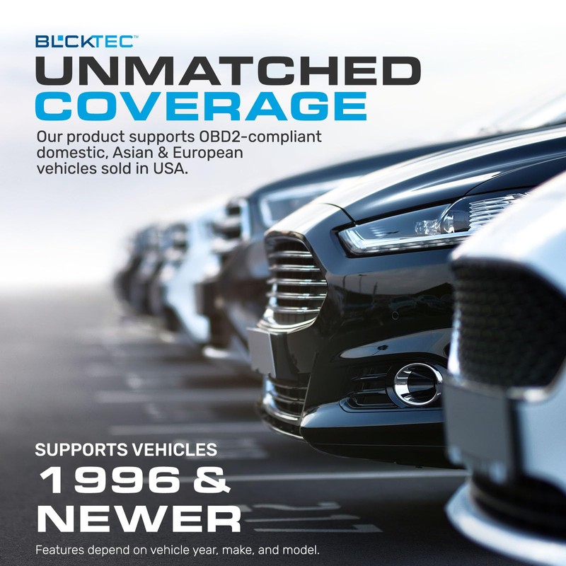 BLCKTEC 420 Bluetooth OBD2 Scanner Diagnostic Tool - Vehicle Code