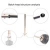 equlup Bicycle Spoke Nipple Screwdriver, Stainless Steel Bicycle Spoke Tool