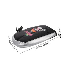 Zerodeko 1 Pair Winter Handlebar Hand Warmers for Motorcycles Electric Bikes Insulated Gloves for Men Women Durable Lining Easy Installation Maximum Warmth for Cold Weather