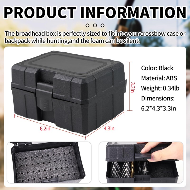 Broadhead Case、A Large Box For Composite Bows And Crossbow Wide