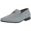 STACY ADAMS Men's Quincy Slip On Loafer, Light Blue, 11.5