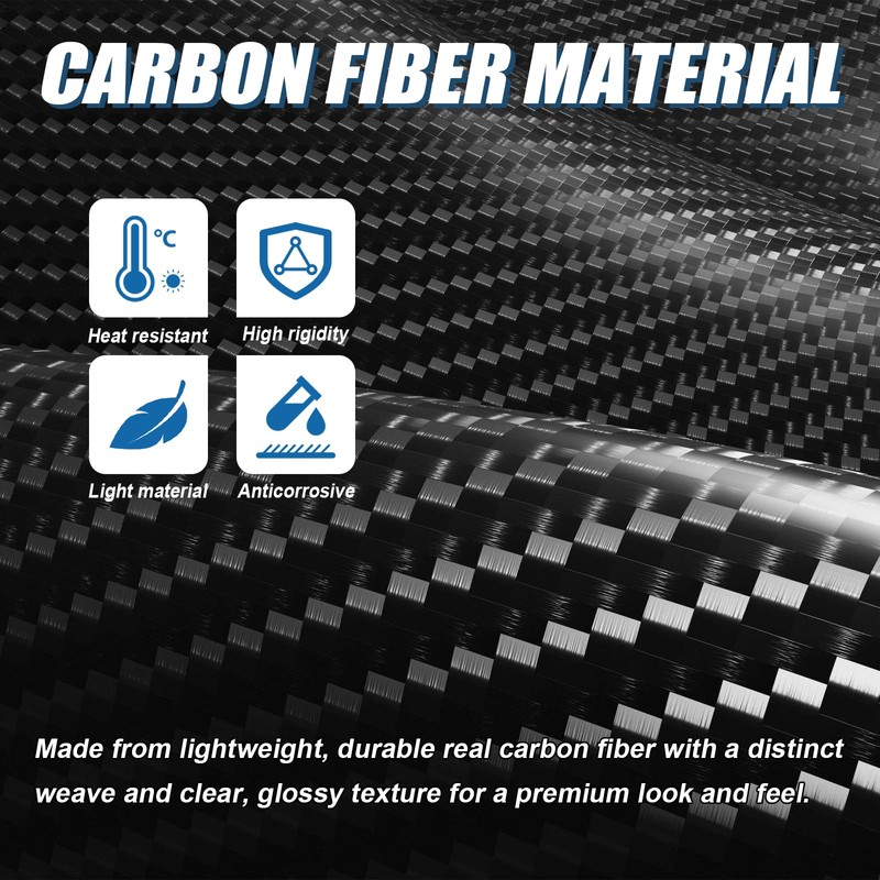 Real Carbon Fiber Gear Shift Panel Trim for 2024-2026 Crosstrek/Impreza