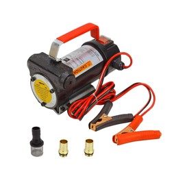 BLACKHORSE-RACING 12V DC Portable Electric Fuel Transfer Extractor Pump Diesel Kerosene Oil Commercial Motor Auto