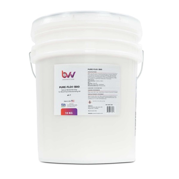 BVV Pure-Flo® B80 Natural Bentonite for Bleaching & Decolorizing Edible Oils-10KG