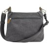Travelon Anti-Theft Heritage Crossbody Hobo Bag RFID Blocking, Pewter Grey