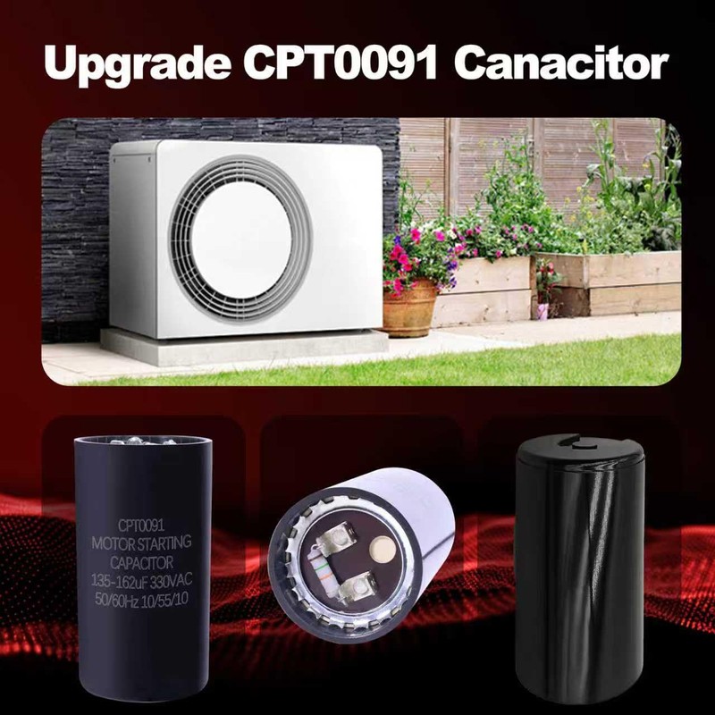 Acyoyava CPT0091 Start Capacitor 135-162 µF 330V AC | Compatible