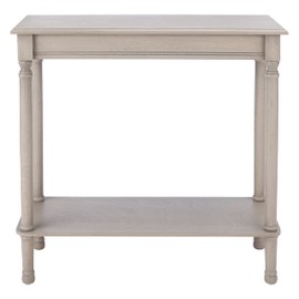 Safavieh Home Collection Tinsley Greige Rectangular Bottom Shelf Console Table