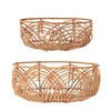 Bloomingville Bread Basket, Natural, Rattan, Set of 2