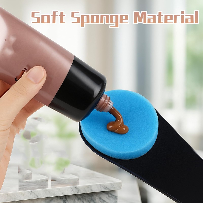 2pcs Lotion Applicator for Back,Self Tanning Back Applicator, Foldable Body