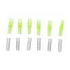Allen Company Titan™ Carbon Arrow Nocks & Inserts, 6-Pack, Green