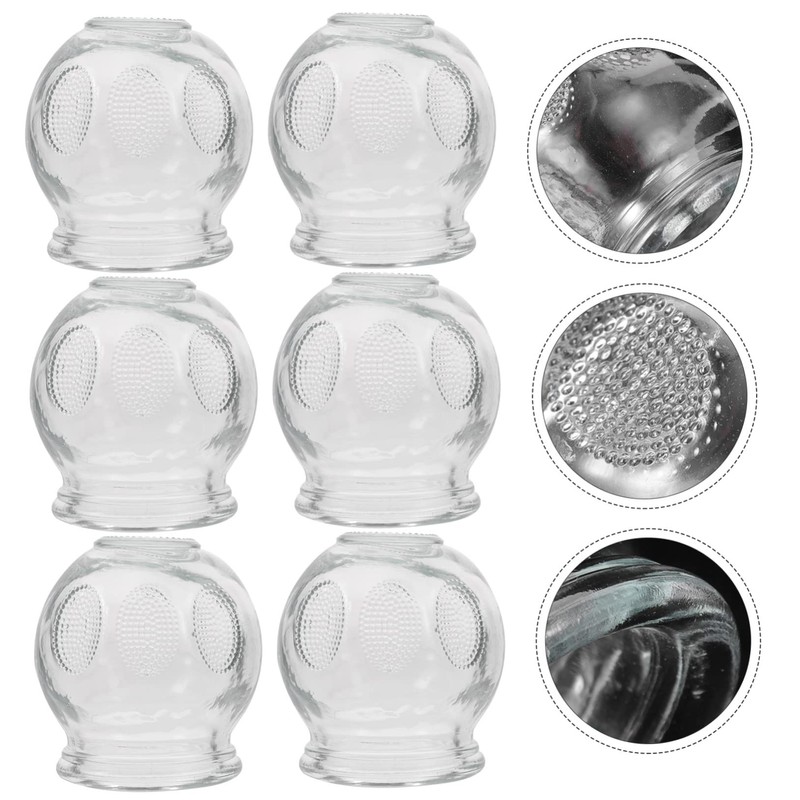 6 pcs Cupping Therapy Fire Cupping Therapy Device Massage Cups