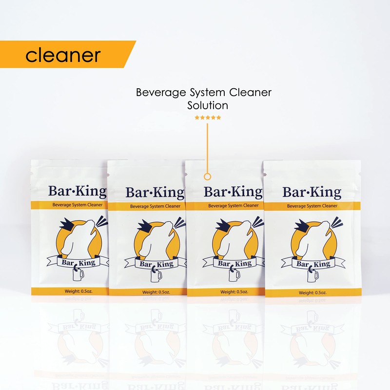 Bar-King Beer Line Cleaner - 32 Individual Cleaning Packets