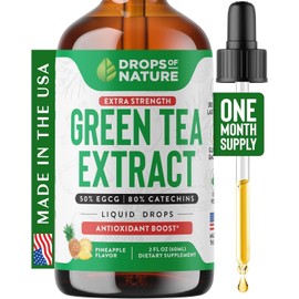 Unbranded Green Tea Extract - 2500Mg - 50% EGCG - Green Tea Liquid Drops, 4X More Powerful