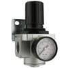 1" NPT Air Compressor Pressure Regulator with Gauge and Wall