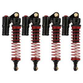 RZXYLRC Aluminum Alloy Shock Absorbers High Strength Springs Shocks Set Damper for Axial SCX10 D90 SCX10 II 90046 TRX4 RC Crawler Upgrades,95mm