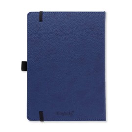 Dingbats - Wildlife Dotted Medium Notebook, Blue Whale, A5 - Hardcover - Cream 100gsm Ink-Proof Paper - Includes Pocket, Elastic Closure & Bookmark