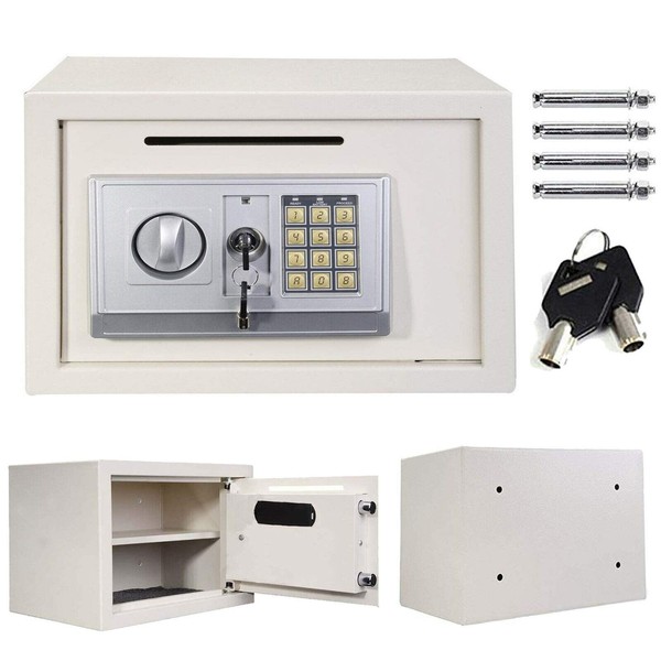 Digital Steel Safe Electronic Security Office Home Money Cash Safety