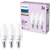 PHILIPS Bombilla LED de luz blanca cálida, 40 W, E14,