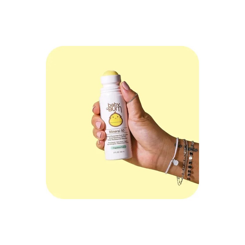 Baby Bum Mineral Spf 50 Roll-on Sunscreen | Vegan And
