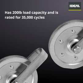 Ideal Security Inc. SK7114 4-Inch Pulley, Galvanized