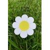 6-Pack Daisy Flower Drawer Knobs – White & Yellow Decorative