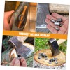 SUPVOX 25pcs Metal Axe Iron Fixing Accessories for Axe and