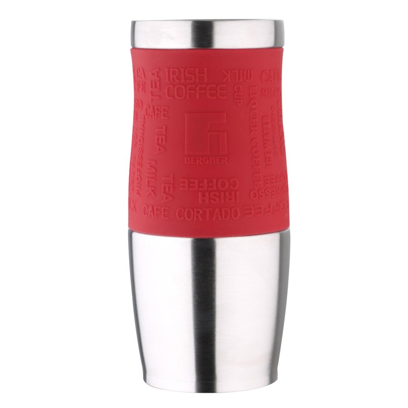 BERGNER Travel Thermos Flask 400 ml with Removable Lid Made