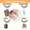 KNGITRYI Wallet Keychain Wristlet for Women,Slim RFID Credit Card Holder