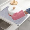 Dish Drying Mat, Microfibre Absorbent Kitchen Sink Drying Drainer, Quick-Drying