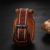 OIDEA Steampunk Leather Cuff Watch: Men Women Vintage Punk Rock