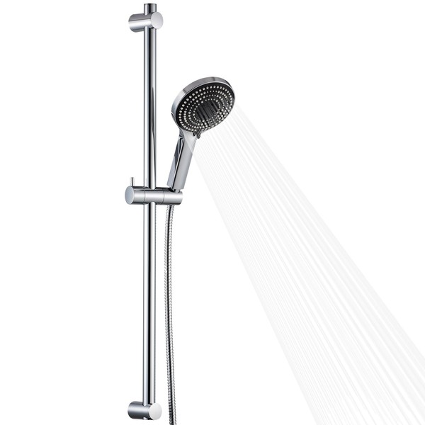 OFFO Shower Slide Bar Combo, Adjustable 33-inch Slide Bar with