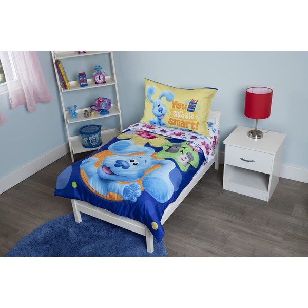 Blues Clues You Are Smart 4 Piece Toddler Bedding Set