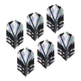 M METERXITY 6 Pack Slim Dart Flights - Arrow Pattern PET Dart Accessories, Apply to Darts Game/Party/Entertainment