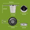 BitterLiebe® Tea Strainer for Loose Tea with Stainless Steel Drip
