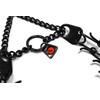 Herm Sprenger Black Stainless Steel Prong Dog Training Collar with