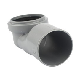 F Fityle Floor Drain Side Elbow,Drainage,Easy to Install,Lightweight,Replacement Floor Drain Base for Bathroom Shower Room Hotel