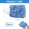 Lotnery 2 Pack Microfibre Car Wash Mitts, Ultra-Soft Dual-Surface Scratch-Free