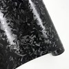 Forged Carbon Fiber Wrap, Gloss Black Vinyl Wrap for Cars