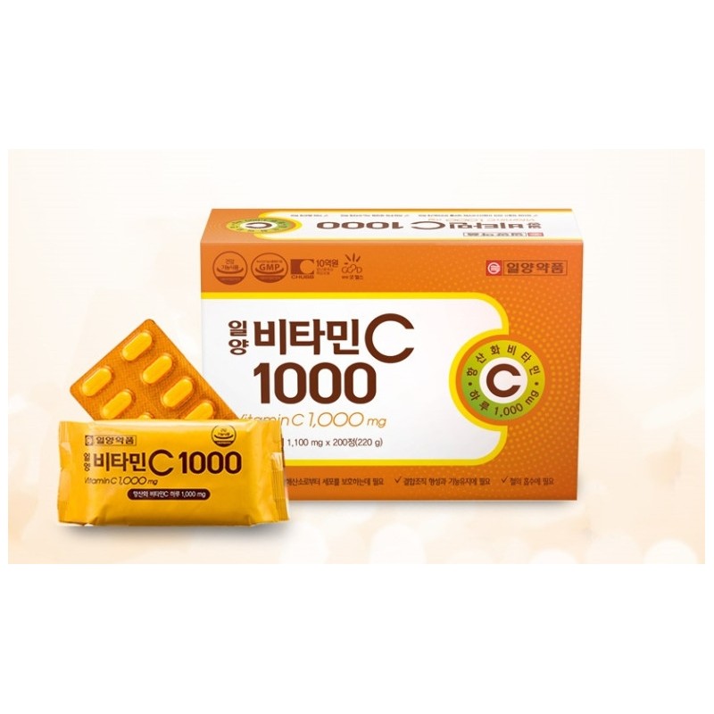 Ilyang Vitamin C Vitamin C 1000mg Megadose 200 Tablets Dr.