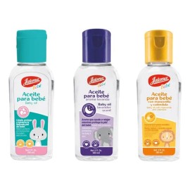 Kit Aceites Bebé Clásico, Lavanda, Manzanilla. Jaloma 60 Ml