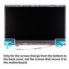 8pcs Laptop Hinge Screws with Phillips Screwdriver for HP,for Acer,