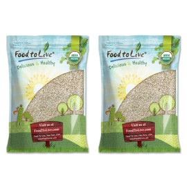 Food to Live Organic White Quinoa Flakes, 14 Pounds – Non-GMO Pressed Quinoa Seeds, Vegan, Kosher, Bulk, High in Protein, Riboflavin, and Phosphorus. For Cooking, Baking, Oatmeal, Breakfast Cereals