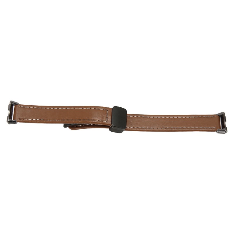 Magnetic Watch Band PU Leather Replacement Unisex Quick Release Wristband