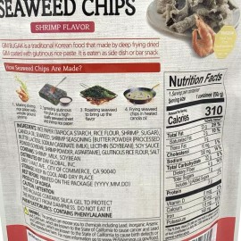 Dongwon Yangban Seaweed Chips - Shrimp Flavor 1.76oz/(50g)