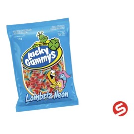 Gummy Lucky Lombriz Neon 1kg
