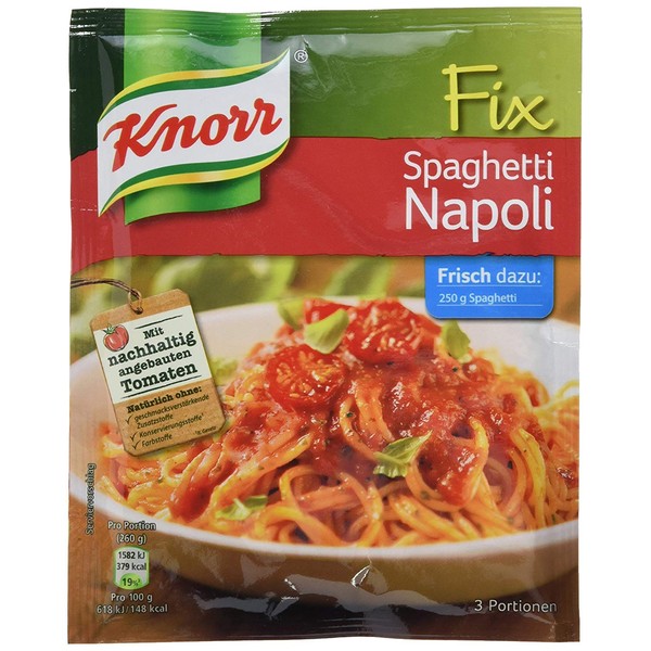 Knorr Fix spaghetti napoli (Spaghetti Napoli) (Pack of 4)