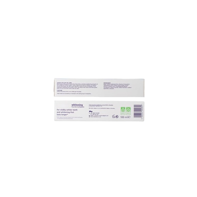 Bundle of 4 Mac Leans Whitening Toothpaste 100ml Each |