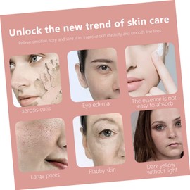 minkissy Ice Roller Glass Ball Face Roller Ice Cube Face Roller Face Tools for Skincare Roller Ball Massager Face Cream Face Puffiness Roller Mini South Korea Pp Scroll Wheel